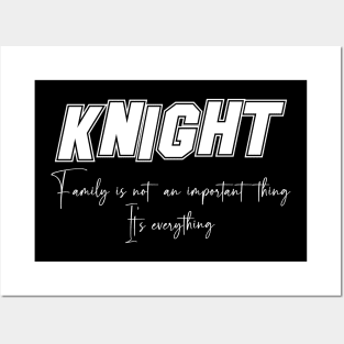 Knight Second Name, Knight Family Name, Knight Middle Name Posters and Art